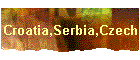 Croatia,Serbia,Czech